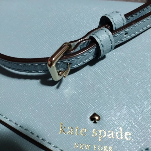 Aqua blue Kate spade purse - Picture 4 of 7